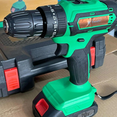 MÁY KHOAN PIN 3 CHỨC NĂNG CÓ BÚA KAZAKI KZ20A (CHÂN PIN MAKITA, 2 PIN, 1 SẠC )- HÀNG CHÍNH HÃNG