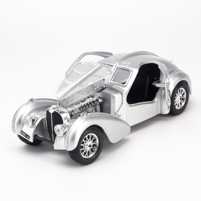 Xe Mô Hình Bugatti Atlantic Silver 1:24 Bburago - MH18-22092