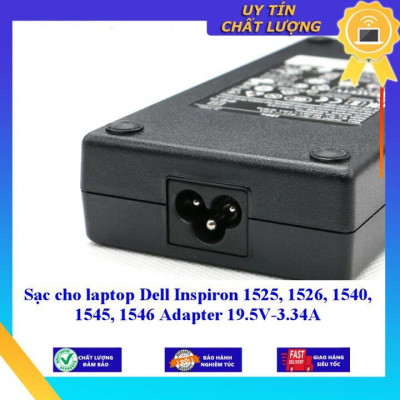 Sạc cho laptop Dell Inspiron 1525 1526 1540 1545 1546 Adapter 19.5V-3.34A - Hàng Nhập Khẩu New Seal
