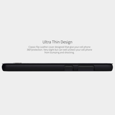 Bao da dành cho Samsung Galaxy A72 hiệu Nillkin Qin Chất liệu da cao cấp, có ngăn đựng thẻ, mặt da siêu mềm mịn - Hàng chính hãng