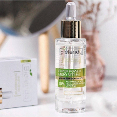 Serum huyết thanh tươi Bielenda cho da dầu mụn se khít chân lông 30ml