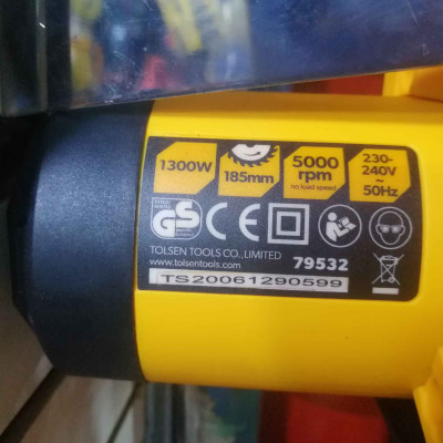 Máy cắt gỗ Tolsen 79532 1300W 185mm- Hàng chính hãng