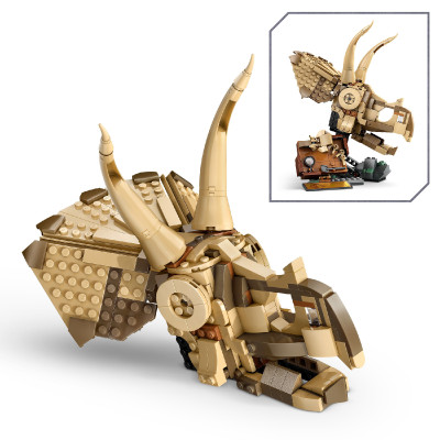 Đồ Chơi Lắp Ráp Đầu Khủng Long Ba Sừng LEGO JURASSIC 76969 (468 chi tiết)