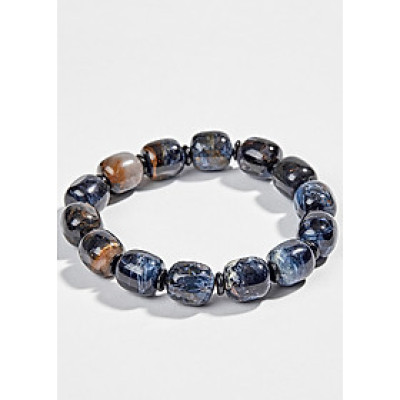 Vòng Đá Giông Bão Xanh Đen Ngọc Quý Gemstones