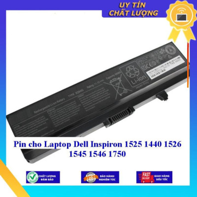 Pin cho Laptop Dell Inspiron 1525 1440 1526 1545 1546 1750 - Hàng Nhập Khẩu  MIBAT351