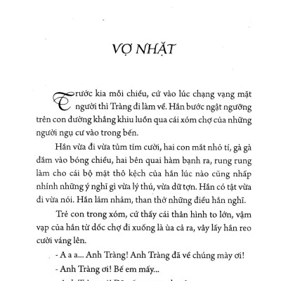 Vợ Nhặt (Tái Bản 2022)