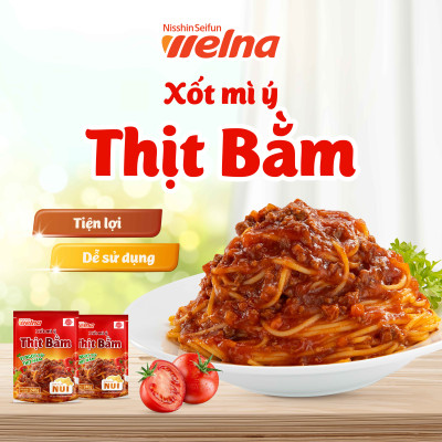 Xốt Mì Ý Nisshin Hương Vị Thịt Bằm - Nisshin Seifun Welna Shop
