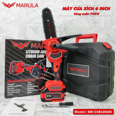 MÁY CƯA XÍCH PIN 6INCH MR-CSBL0060I - MARULA - HÀNG CHÍNH HÃNG