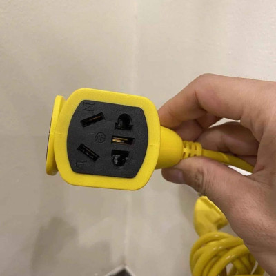 Ổ Cắm Điện, Cuộn Dây Điện Kèm Ổ Cắm Dài 25met, Ổ Cắm Điện Đa Năng, Chịu Tải Cao, Tiện Lợi