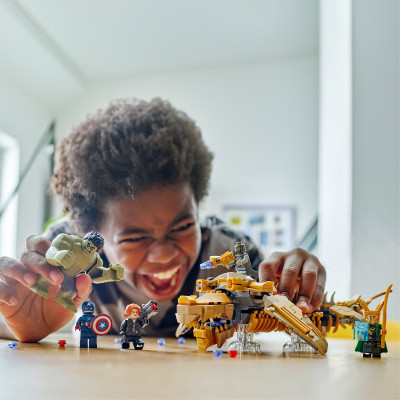 LEGO SUPERHEROES 76290 Đồ Chơi Lắp Ráp Cuộc Chiến: Avengers Và Quái Vật Leviathan (347 chi tiết)