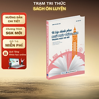 Sách Bí kíp chinh phục ngữ pháp tiếng anh THCS moonbook #huongbook