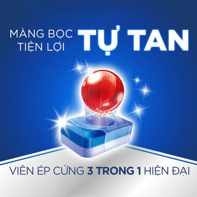 Viên rửa chén bát Finish All In One Max loại 22 viên, 48 viên, 80 viên 