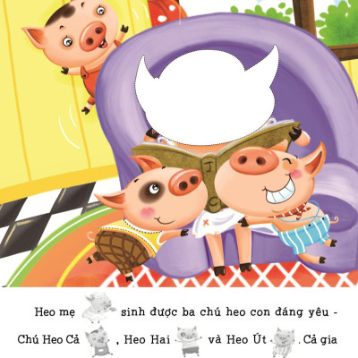 Truyện Cổ Tích Kinh Điển - Ba Chú Heo Con (Stickers)