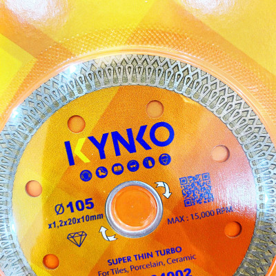 Lưỡi cắt gạch đá lưỡi liền phi Ø 105MM KRTX04002 chuyên cắt gạch, đá chất lượng cao chính hãng