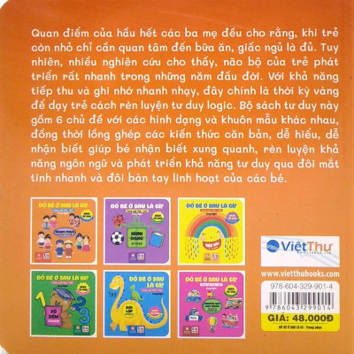 Sách Tư Duy - Đố Bé Ở Sau Là Gì? - Trang Phục (Song Ngữ Việt - Anh)