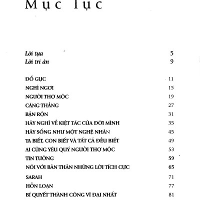 Người Thợ Mộc Lạ Lùng