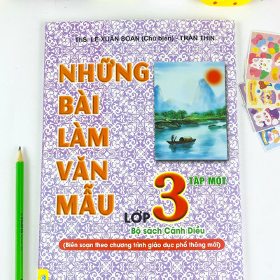 Sách - Những Bài Làm Văn Mẫu Lớp 3 - Cánh Diều  (Biên Soạn Theo CT GDPT mới) - ndbooks - ndbooks
