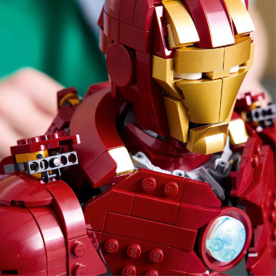 LEGO SUPERHEROES 76327 Đồ Chơi Lắp Ráp Nhân Vật Người Sắt (436 chi tiết)