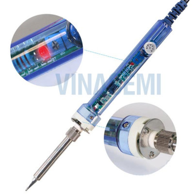 Vinasemi NO.907 Tay Hàn Điều Chỉnh Nhiệt Độ 60W, 220VAC, 200~450°C