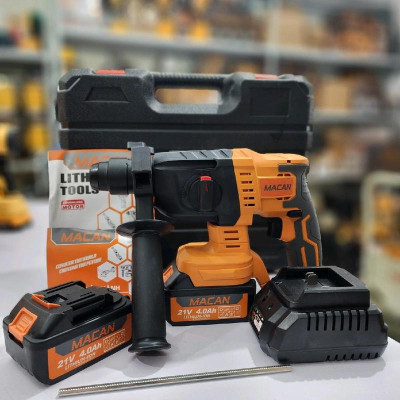Máy Khoan Bê Tông Pin MACAN 21V Không Chổi Than 2 Chức Năng