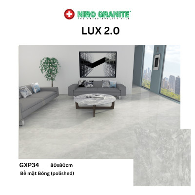 Gạch NIRO GRANITE GXP34 LUX 2.0 - 80x80cm - 3 viên/thùng(1.92m2)