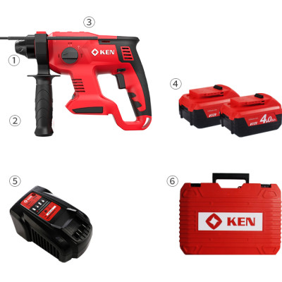 MÁY KHOAN BÚA PIN 20V 5.0AH BL2120-50S KEN - HÀNG CHÍNH HÃNG