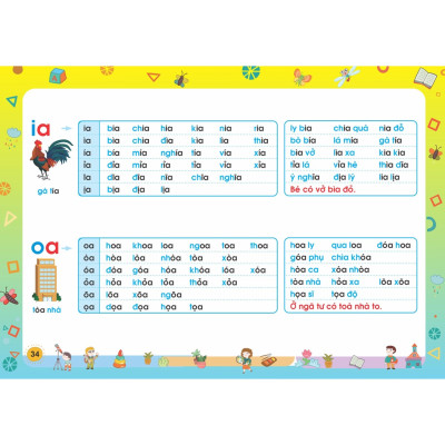 Sách - Combo 2 cuốn Tập Đánh Vần Tiếng Việt 4-6 tuổi và Luyện Đọc - Sách có mã QR quét ra File Nghe