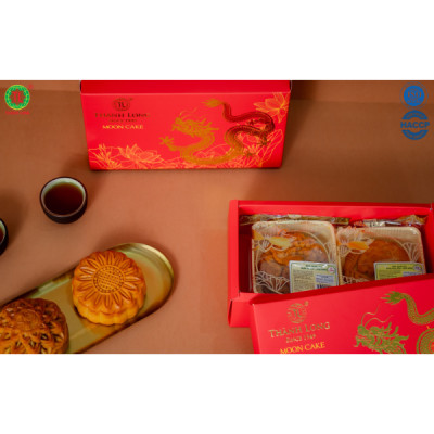Hộp Bánh Trung Thu 2 bánh 1 trứng 150g - Combo Super A1 - Thành Long (300g) - VIỆT NAM