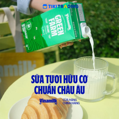 Thùng 48 hộp Sữa Tươi Tiệt Trùng Vinamilk Green Farm Organic 180ml