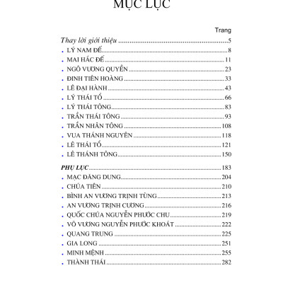 Những Vua Chúa Sáng Danh Trong Lịch Sử Việt Nam