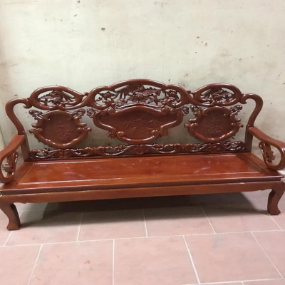 Bộ Bàn Ghế Đào Guột Gỗ Nhãn