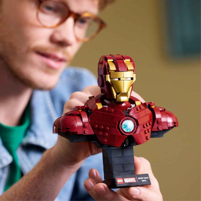 LEGO SUPERHEROES 76327 Đồ Chơi Lắp Ráp Nhân Vật Người Sắt (436 chi tiết)