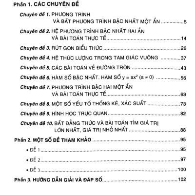 Hướng Dẫn Ôn Thi Vào Lớp 10 Môn Toán (Dùng Chung Cho Các Bộ SGK Hiện Hành) - HA
