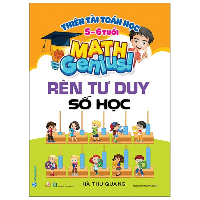 Combo Thiên Tài Toán Học Dành Cho Trẻ 5-6 Tuổi - 6 Cuốn - Hà Thu Quang - Vanlangbooks