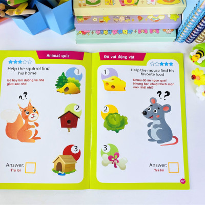 NDB - Animal quiz - đố vui động vật IQ-EQ-CQ ( bộ 4 cuốn )