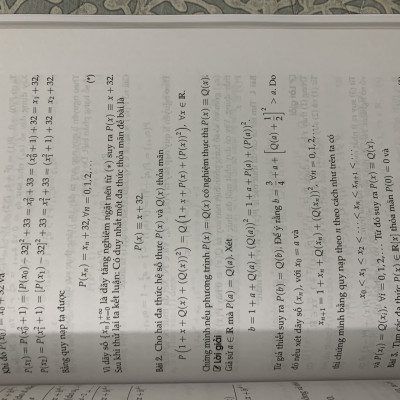 Phương trình hàm đa thức