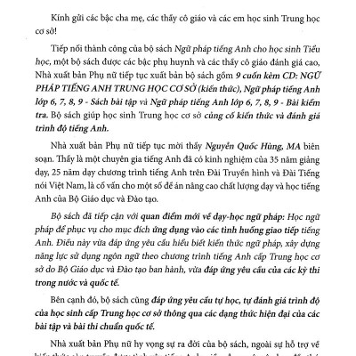 English Grammar - Ngữ Pháp Tiếng Anh 8 (Sách Bài Tập )