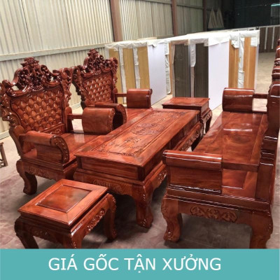 Tủ quần áo gỗ hương 4 cánh
