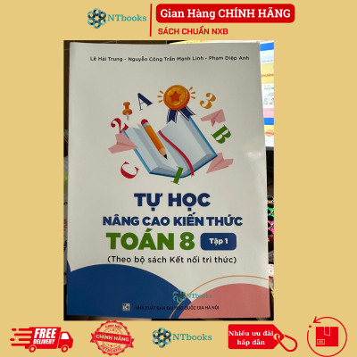 Combo 2 cuốn Sách Tự học nâng cao kiến thức Toán 8 Tập 1 + Tập 2 - Kết Nối