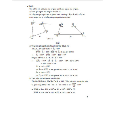  Phương Pháp Tư Duy Tìm Cách Giải Toán Hình Học Lớp 8 ( Dùng Chung Cho Các Bộ SGK Hiện hành )
