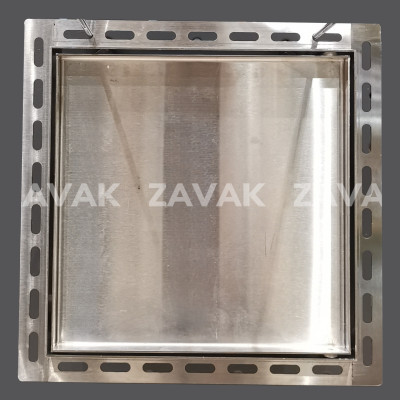 Nắp Cửa Thăm Hộp Kỹ Thuật Âm Tường ZAVAK AWD-200x200 Cửa Che Van Cấp Nước, Cửa Kỹ Thuật Bồn Tắm Inox