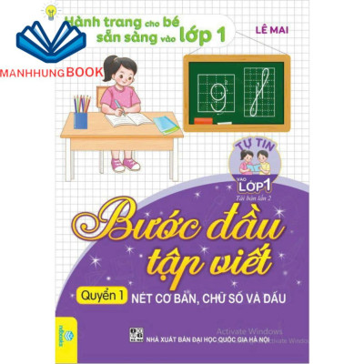 Sách - Combo 2 cuốn Bước Đầu Tập Viết (Hành trang cho bé sẵn sàng vào lớp 1).