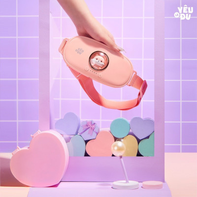 ￼Máy massage đau bụng kinh M28, Có hộp quà tặng, Giảm đau bụng cho phụ nữ đến kì, Chườm nóng, Hỗ trợ chăm sóc sức khỏe