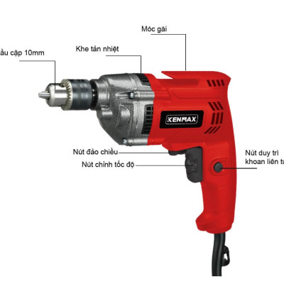 Máy Khoan Động Lực KENMAX KM010-X Đầu 10mm