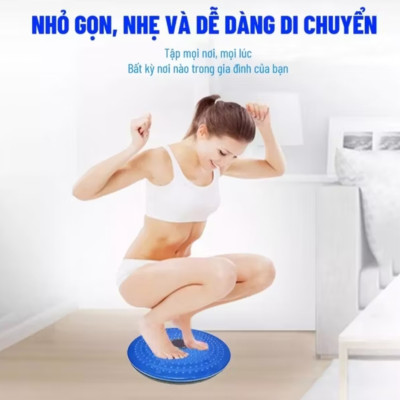 BÀN XOAY TẬP EO THON GỌN TẠI NHÀ THÔNG MINH CHO MỌI GIA ĐÌNH 