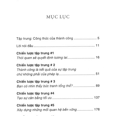 Sức Mạnh Của Tập Trung (Quà Tặng Card Đánh Dấu Sách Đặc Biệt)