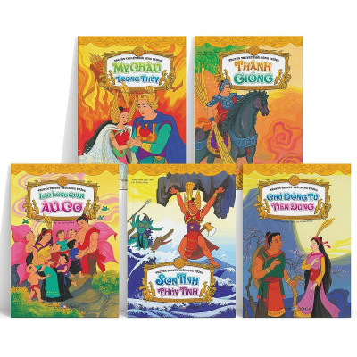 Sách - Bộ Túi Truyền Thuyết Thời Hùng Vương - Bộ 5 Cuốn - Đông A