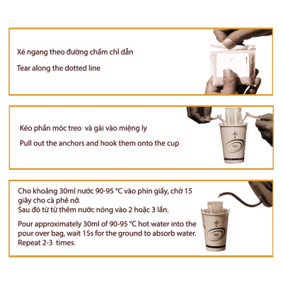 Cà Phê Phin Túi Lọc Baka (Túi Zip)