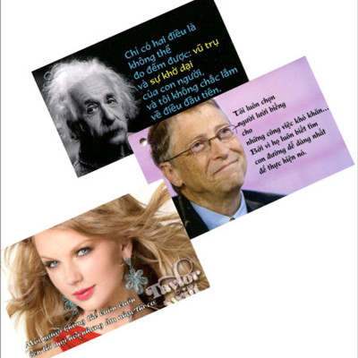 Công Ty Vui Vẻ Làm Ăn Suôn Sẻ Tặng Kèm Postcard Những Câu Nói Của Người Nổi tiếng