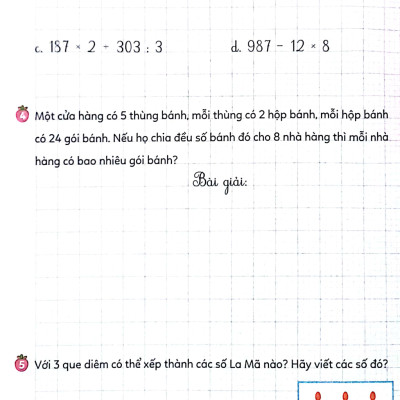 Vở Bài Tập Toán Tăng Cường 3 -  (Theo Sách Giáo Khoa Kết Nối Tri Thức Với Cuộc Sống) - MEGA
